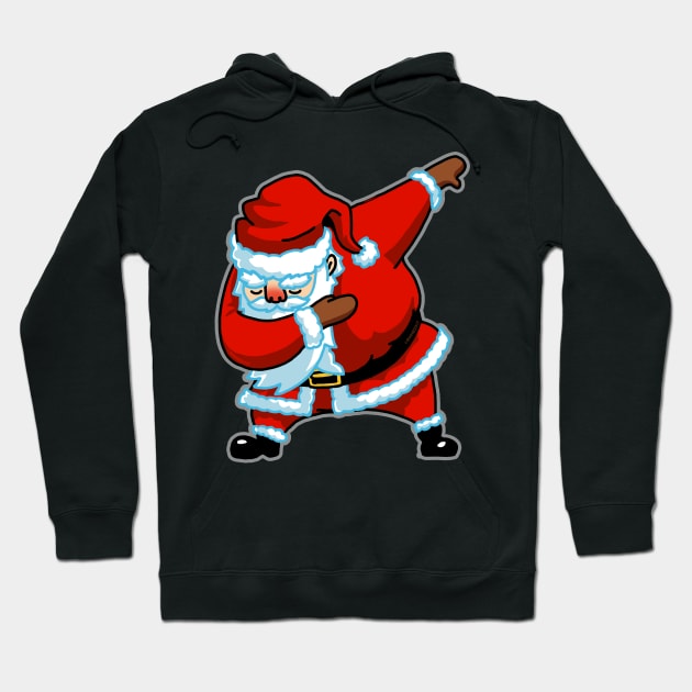 Dabbing Santa Christmas Tshirt Gift Dab Santa Claus T-Shirt Hoodie by vo_maria